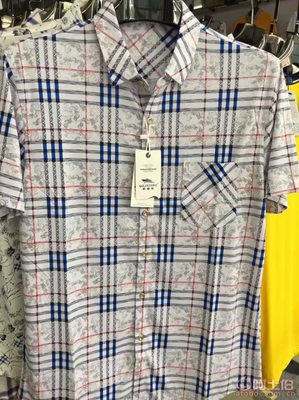 【自主品牌厂家处理衬衫短袖男品牌丝光棉中年男士衬衫轻奢商务男装尾单杂款1701】汕头市濠江区诚诚服装厂 - 产品库