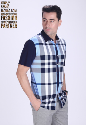 男装风尚新视界 西装短袖与T恤的视觉盛宴